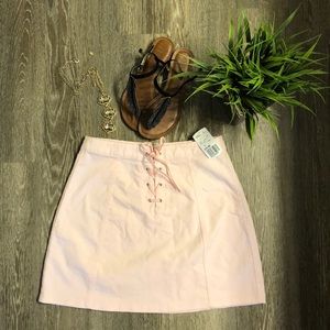 Blush pink midi skirt 💗